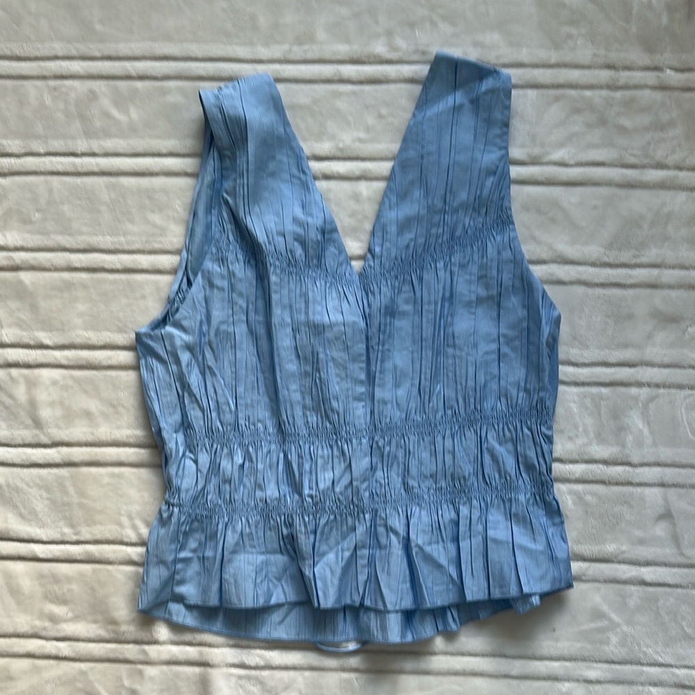Frame Women's Blue Tank Top - Picture 3 of 3